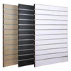 raw/melamine slotted mdf board slat wall panel