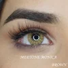 Meetone Monica Magic Covering Dark Brown Black Eyes Cosmetic Contact Lenses Wholesale