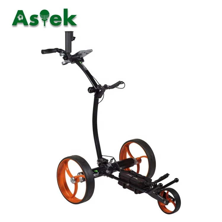 
Astek Aluminum Black Elektro DC Motor Controller Golf Trolley With Seat 