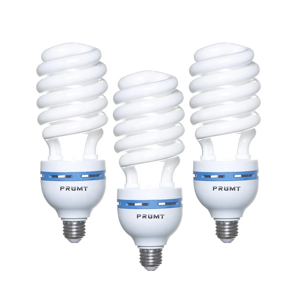 E27 Led Lighting Pure Triphosphor Cfl Half Spiral Lamp Bulbs