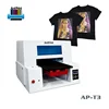Hot selling new technology A3 plus multifunction device small format all in one tshirt textile DTG printer