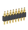 High Current 8Pin SMT Brass Spring Loaded 8 Pin Pogo Connector