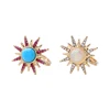 jz0077c Fashion Crystal Handmade Rings Wholesale Sun Designs Modern Jewelry
