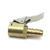 Supplier Of Guangzhou 8mm 6mm Brass Car Truck Tyre Valve Air Pump Chuck Clip Tire Inflator Valve Connector