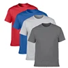 make your own design custom logo embroidery men's classic basic solid short sleeve round neck ultra soft cotton dry fit t shirt
