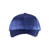 Personalized Stylish Plain Blue Nylon Baseball Cap With Elastic Back Band Closure Cool