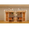 Exquisite solid wood handmade student dormitory bed children's bunk bed for sale camas de