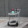 Friends gathering garden banquet wicker woven furniture outdoor food catering trolley