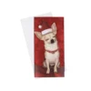 Dogs Cute Animal Puppy Card Stylish Holiday Xmas Season Christmas Appreciation greeting card
