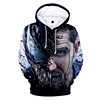 Comic Thick Venom Hoodie Sweatshirts Men Superhero Anime Cool Black Autumn Winter Tops Plus Velvet Warm Hoody