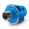 OEM Double Stages Helical Cutting gears vertical shaft worm gear speed reducer servo gearhead p series