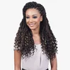 dropship hair synthetic curly goddess faux locs crotchet braids crochet hair extensions for black hair