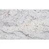 Best Quality home decoration classic white wave silver pearl granite slab