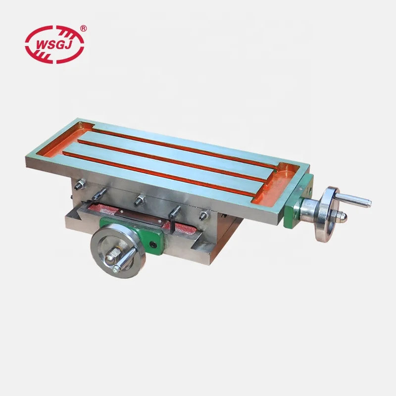 
Cast iron dovetail slide guides two axis xy cross manual slide table for milling and drilling machine 