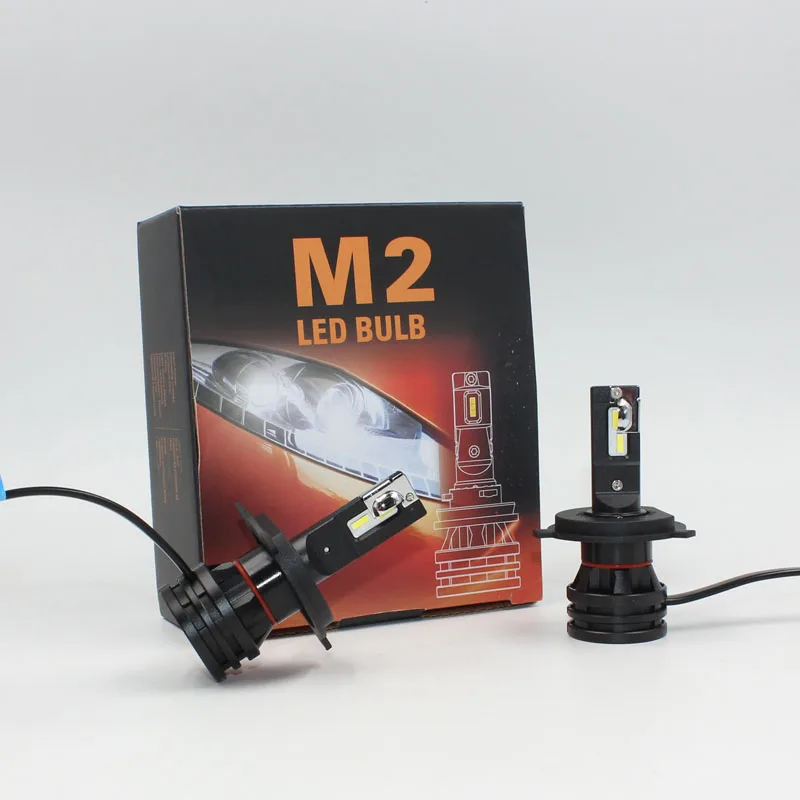 M2 mini h4 Car LED Headlights 12000LM csp Auto Headlamp Bulbs H4 H13 9004 9007 Car led fog head lights lamps H4 LED headlamps