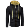 Hot Sell Men's hoodie wholesale blank hoodie cotton zipper up hoodie fleece jacket