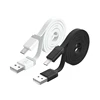MIUSB TPE colorful flat cable 5 pin micro zinc alloy USB for Type C