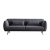 New Designs Couch Furniture Living Room Sofa Modern Make in Grey Color Fabric