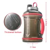 2019 Hot Selling New Mode PETG free Portable Big Capacity 3.2L Sport Gallon Water Gym Jug Bottle With Stainless Steel Lid