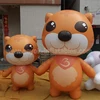 rubber inflatable animal toys inflatable bear wolf cat sales
