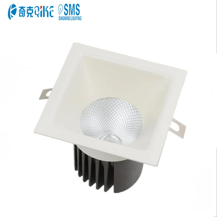 2019 Quick shipping COB LED Recessed Downlight hotel led down light 8w 12W Square