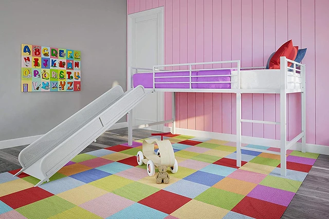 jojo siwa bunk bed with slide