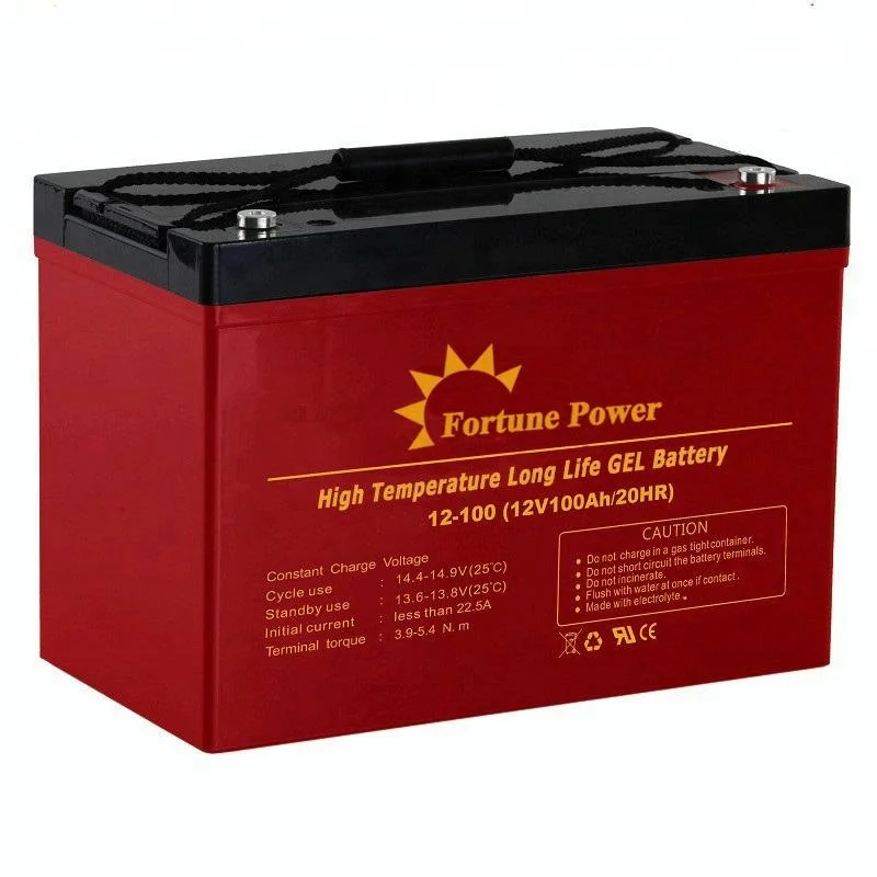 
Fortune Power High Quality Rechargeable GEL Deep Cycle Battery 12v 100AH Battery 