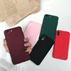 Simple Pure Color Silicone Soft Phone Case For iPhone X XS XS MAX,Shock Absorption And Anti Scratch Shell For iPhone 6 7 8/plus