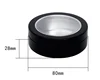 free sample 15g 30g 50g 60g 100g aluminum cosmetic jar with visible window for lip balm body cream