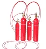 Automatic fire detection tube fire safety device for fire protection