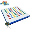 Mega inflatable twister game,interactive inflatable twister mattress,giant inflatable twister game for sale