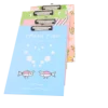 OEM design logo Wideny cute printing colorful stationery paper clipboard office school supply A4 paper document clipboard