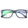 HJ Vintage Wood Grain Acetate Spring Hinges Optical Frame Glasses Comfort Readers Reading Glasses for Man and Women