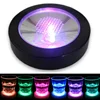Wholesale blinking led Coaster cup pads / Plastic LED Cup Pad / LED flash coaster