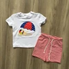 new arrivals summer baby boys cotton shorts Elastic white red stripes swimming ring beach Sunshade kidswear children clothes