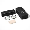 Custom Logo Fashion Eyewear Set Bag Microfiber Cloth Pouch Gift Anti Blue Eyeglasses Optical Glasses Case Packing Folding Boxes