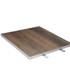 Interlocking aluminum structure wpc floor panel outdoor for sale