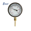 Perfect round face side connector bimetal thermometer