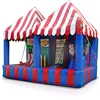 2019 New Rental Interactive 4 In 1 Inflatable Carnival Booth Games / Inflatable Carnival Midway For Kids