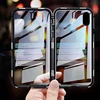 360 degree colorful full cover adsorption metal tempered glass magnetic phone cases for iphone x xs max shell case