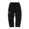 2019 Wholesale men's cotton black cargo trousers high quality oem custom your own printing fitted sweatpants