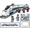 electric RC car educational express train track building bricks for children diy toys with sound