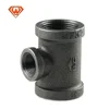 BS threads malleable iron pipe fittings banded tee