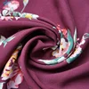 China supplier floral garment dress material rayon fabric women for skirts beachwear women's wide leg pants