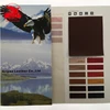 SUPER WVP II WOLF leather color sample card