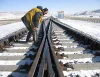 BS100 10# railway switches turnouts with High manganese Steel Frog