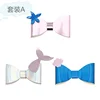 2019 new design girl's mermaid bowknot starfish children's hair clips suit