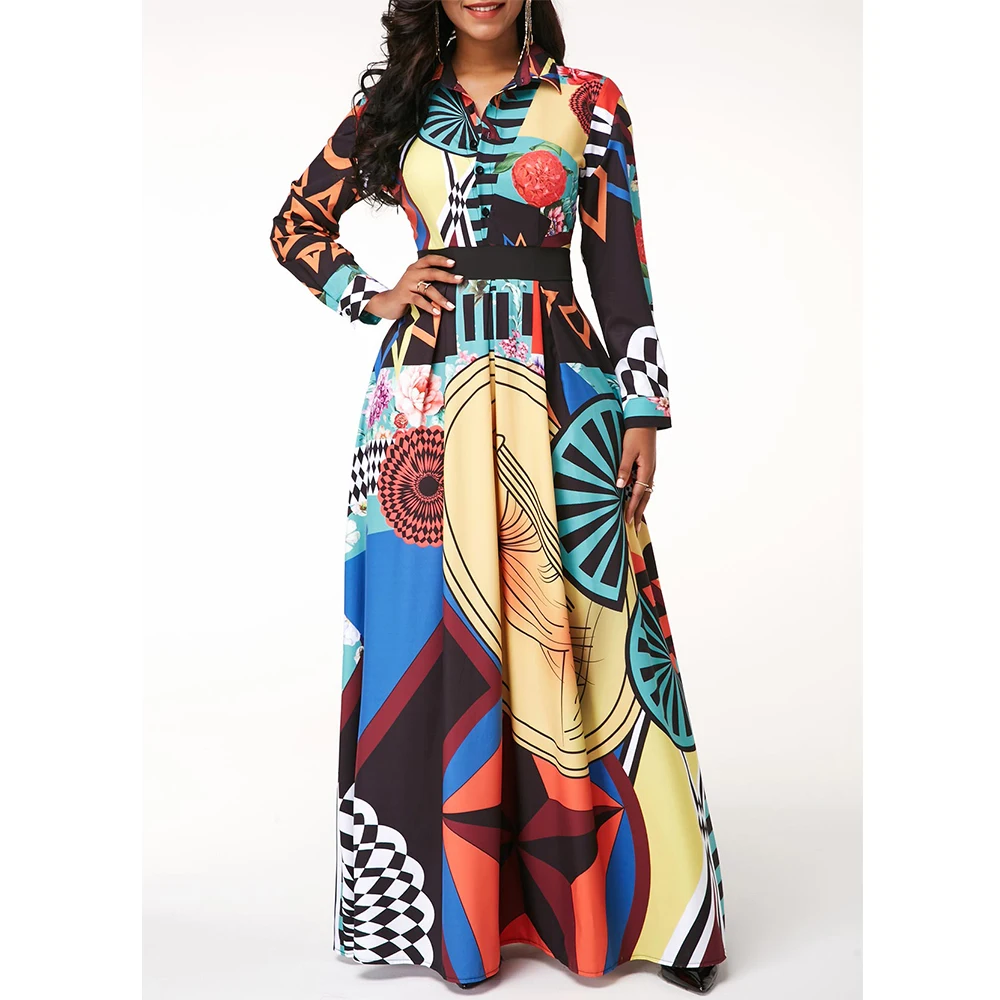 Shenbolen African Traditional Dresses And Skirts Women Plus Size Dress ...