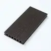 3D embossed floor wpc decking floor for outdoor with wood grain hollow decking for garden/courtyard