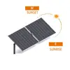 CDS SOLAR single axis automatic solar tracking system solar ground mounting system